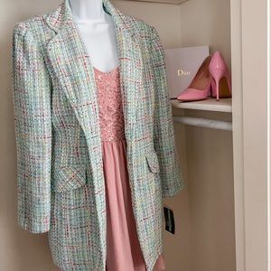 Pastel Colorful Blazer Suit Coat - Vintage!!!